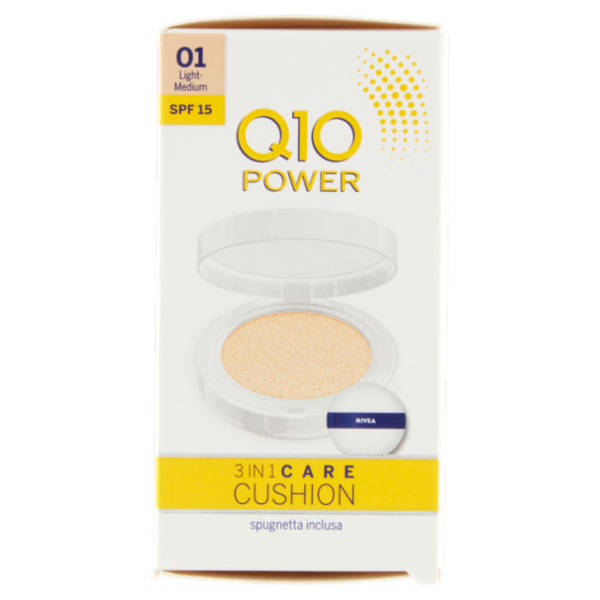 Nivea Q10 Power 3in1 Care Cushion 01 Light-Medium 15 g