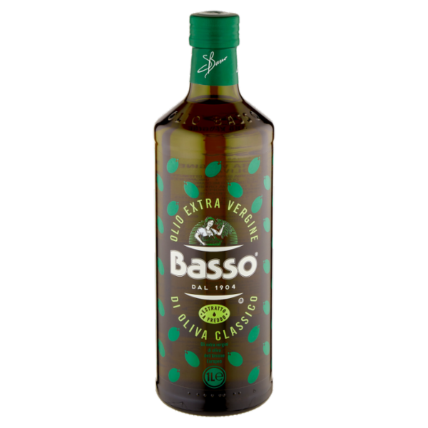 Basso Olio Extravergine di Oliva Classico Estratto a Freddo 1 L