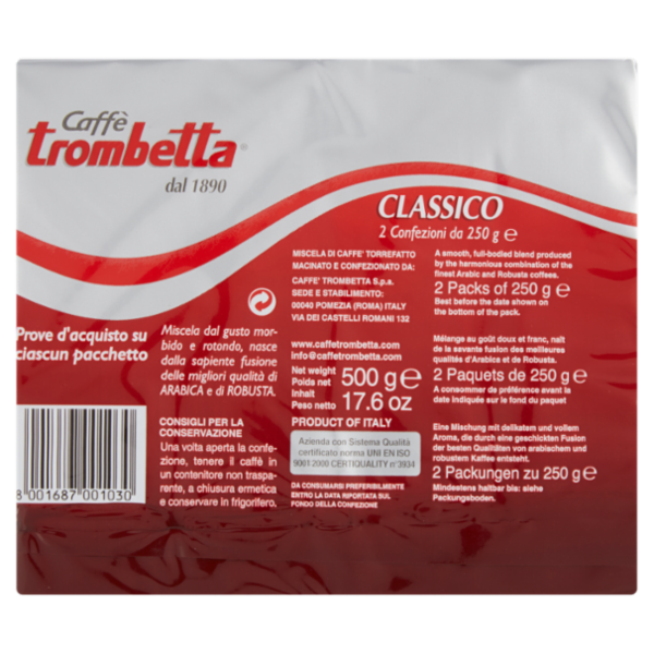 Caffè Trombetta Classico 2 x 250 g