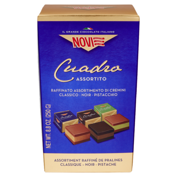 Novi Cuadro Assortito Classico - Noir - Pistacchio 250 g