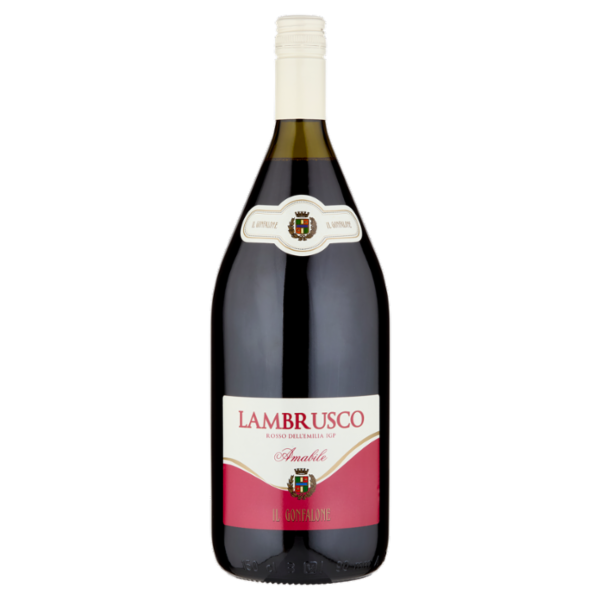 Il Gonfalone Lambrusco Rosso dell'Emilia IGP Amabile 1,5 l
