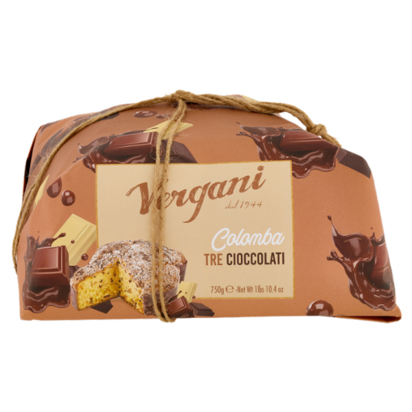 Vergani Colomba Tre Cioccolati 750 g