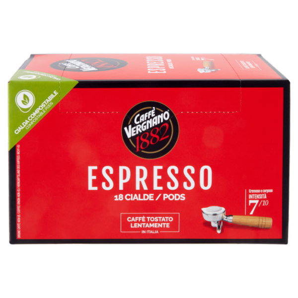 Caffè Vergnano 1882 Espresso Cialda Compostabile 18 x 6,94 g