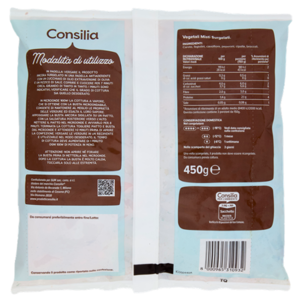 Consilia Contorno Delicato Surgelato 450 g