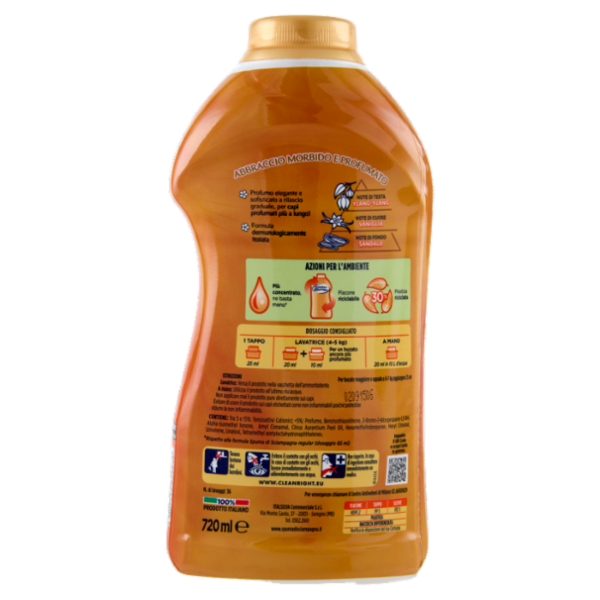 Spuma di Sciampagna Ammorbidente Concentrato Soffio d'Oriente 720 ml