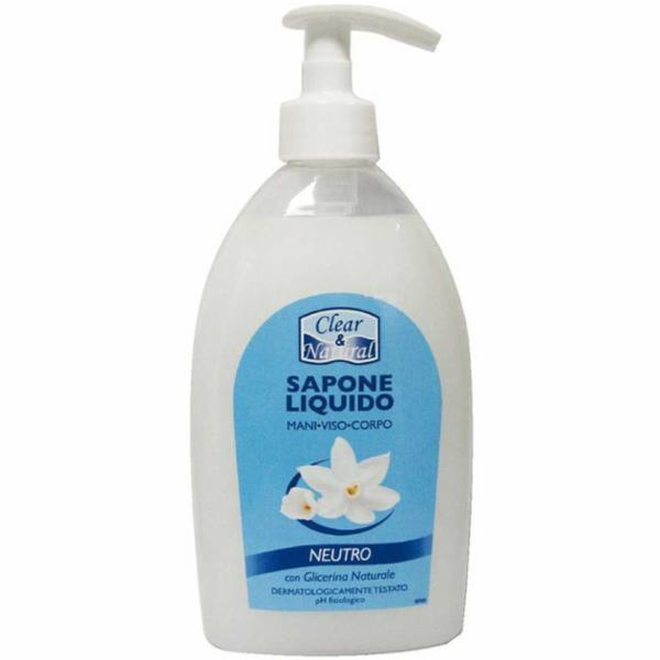 Mil Mil Sapone Liquido Clear e Natural 500ml