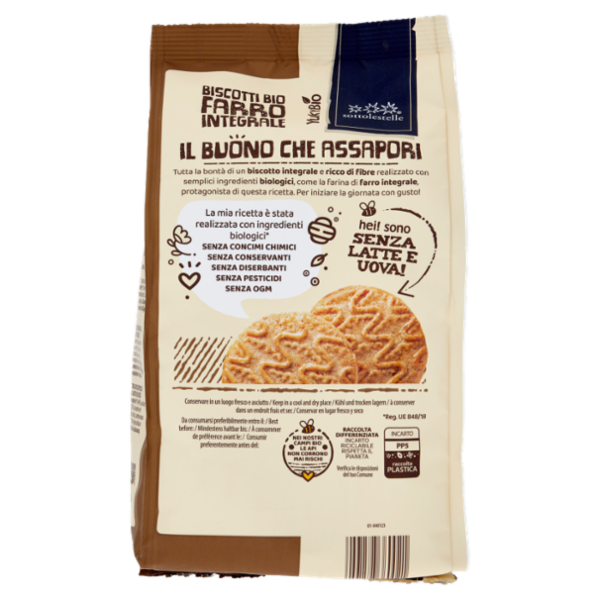 YukiBio ricchiDì Biscotti Farro Integrale 300 g