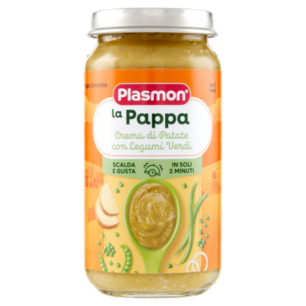 Plasmon la Pappa Crema di Patate con Legumi Verdi 200 g
