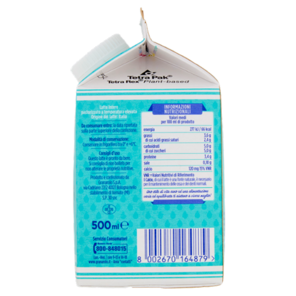 Granarolo Intero Pastorizzato a Temperatura Elevata 500 ml