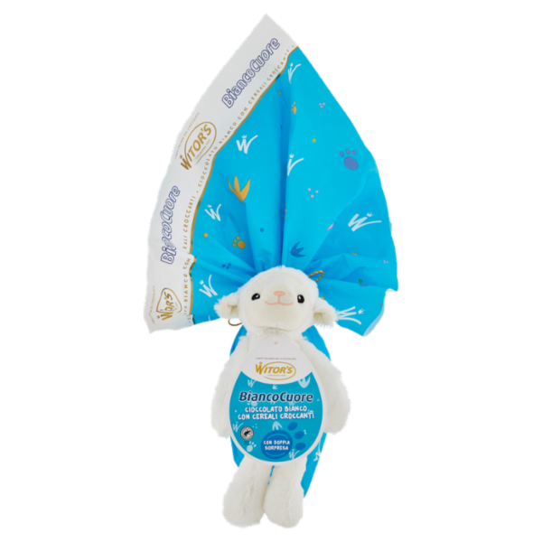 Witor's Bianco Cuore Cioccolato Bianco con Cereali Croccanti 240 g