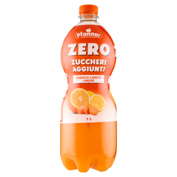 Pfanner Zero Zuccheri Aggiunti Arancia Carota Limone 1 L