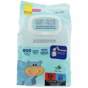Soffice Salviettine Baby Fresh Con Tappo 200 Pezzi