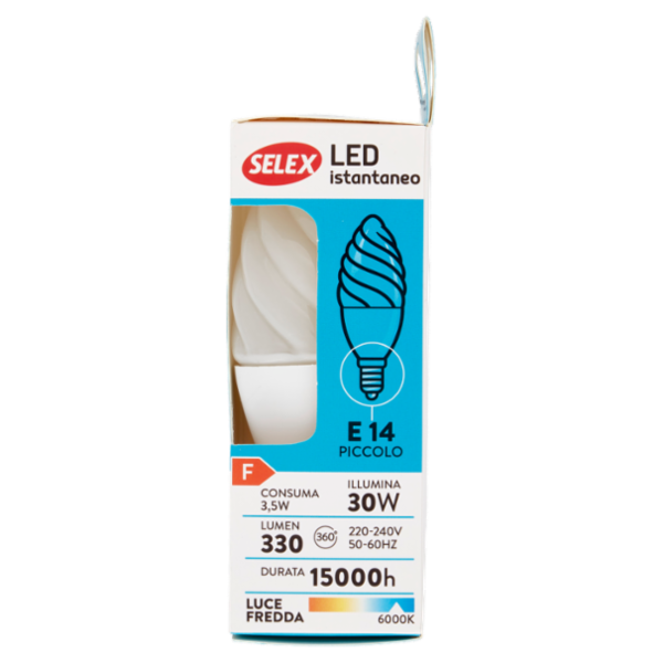 Selex Lampadina Led SMD Torciglione E14 4W