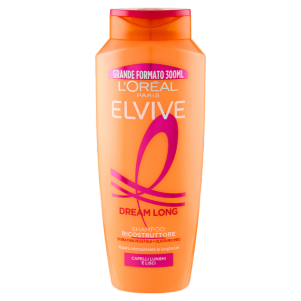 Elvive Dream Long Shampoo Ricostruttore, per Capelli Lunghi e Lisci, 300 ml