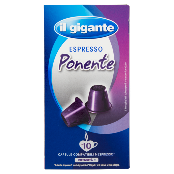 IL GIGANTE Espresso Ponente 10 Capsule 50 g