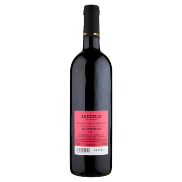 Zuccolo Schioppettino Friuli Colli Orientali DOC 750 ml
