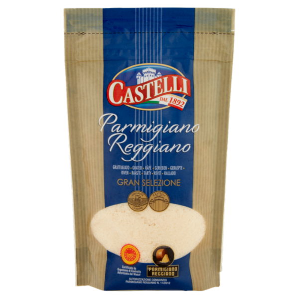 Castelli Parmigiano Reggiano DOP Grattugiato Gran Selezione 100 g