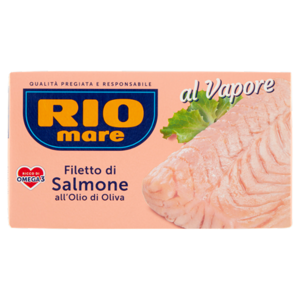 Rio mare Filetto di Salmone all'Olio di Oliva al Vapore 150 g