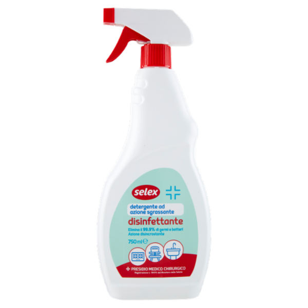 Selex Detergente ad Azione Sgrassante Disinfettante 750 ml