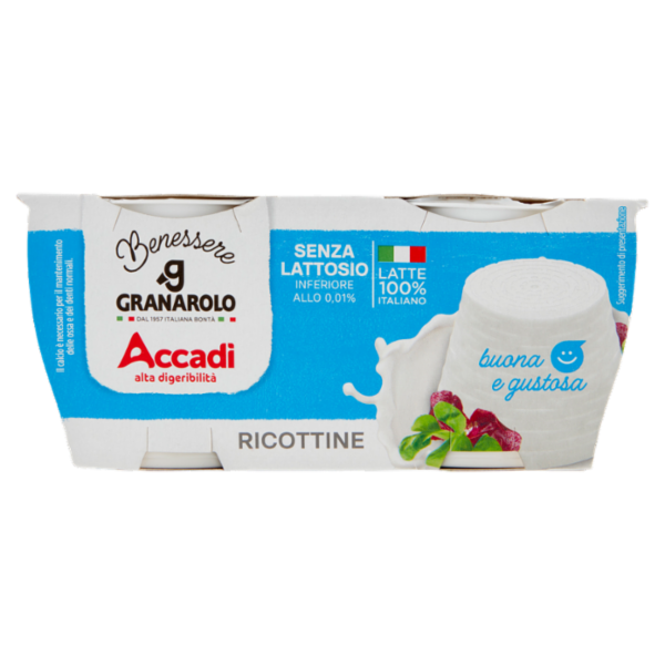 Accadì Benessere Ricottine 2 x 100 g