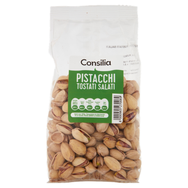 Consilia Frutta Secca Pistacchi Tostati e Salati 250 g