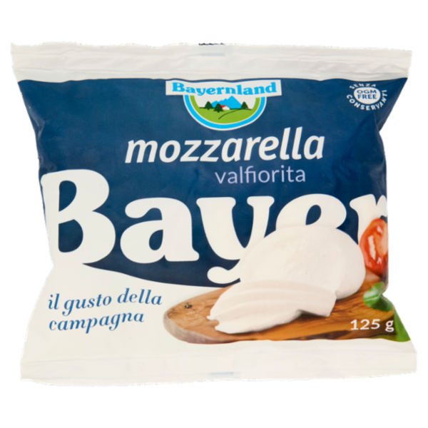 Bayernland mozzarella valfiorita 125 g
