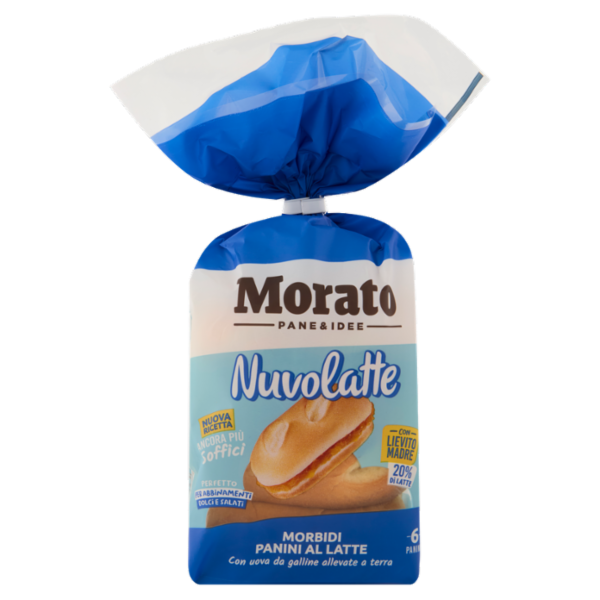 Morato Nuvolatte Morbidi Panini al Latte 6 x 40 g