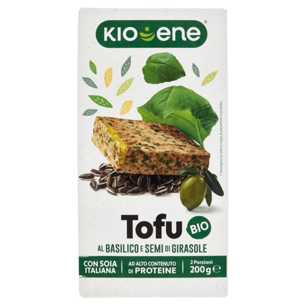 Kioene Tofu al Basilico e Semi di Girasole Bio 200 g