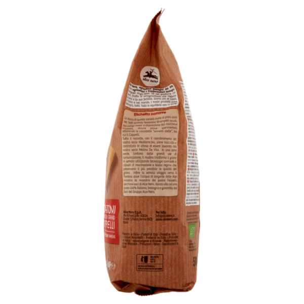 alce nero Rigatoni Varietà di Grano Cappelli 500 g