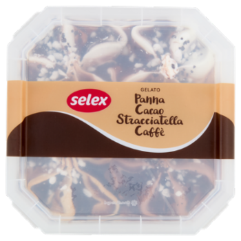 Selex Gelato Panna, Cacao, Stracciatella e Caffè 1 Kg