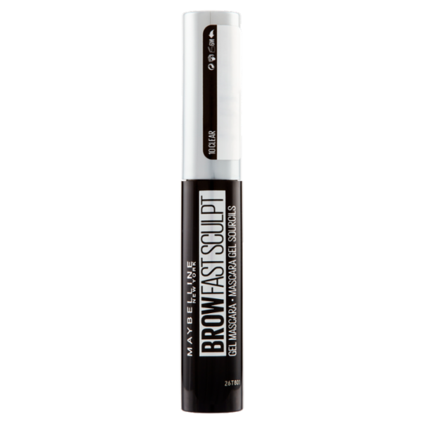 Maybelline New York Gel Mascara Sopracciglia Brow Fast Sculpt, Lunga Tenuta, 10 Trasparente 2.8 ml