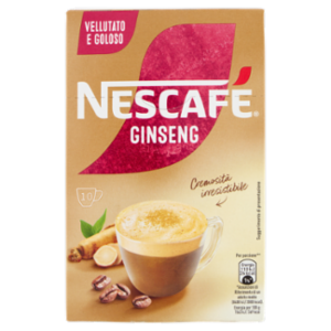 NESCAFÉ Ginseng Caffè Solubile Con Ginseng, 10 Bustine 70g