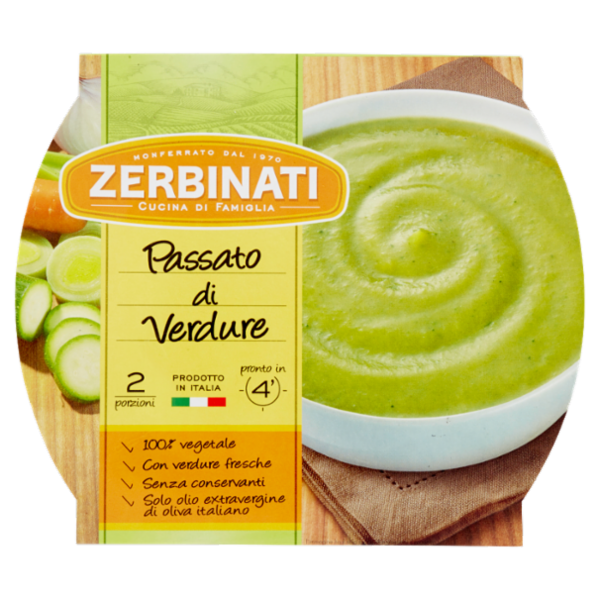 Zerbinati Passato di Verdure 620 g