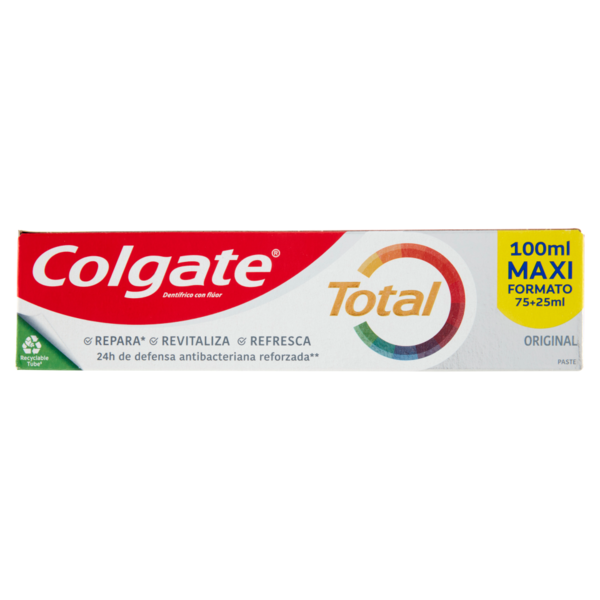 Colgate dentifricio Total Original protezione completa 24h, 100ml