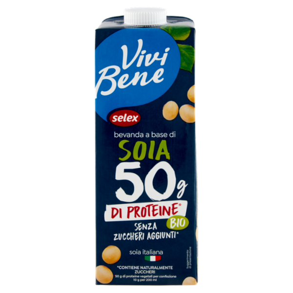 Selex Vivi Bene Bevanda a Base di Soia Altoproteica Biologica 1 L