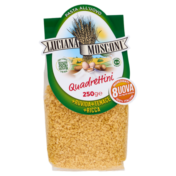 Luciana Mosconi Pasta all'Uovo Quadrettini 250 g