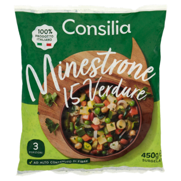 Consilia Minestrone di Verdure Surgelato 450 g