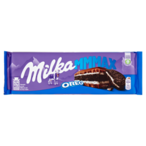 Milka Mmmax, Maxi Tavoletta Di Cioccolato Al Latte Ripieno Di Biscotti Oreo - 300g