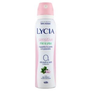 Lycia Sensitive Me & You Con Melissa e Fiori D'Acqua Deo Spray 150 Ml