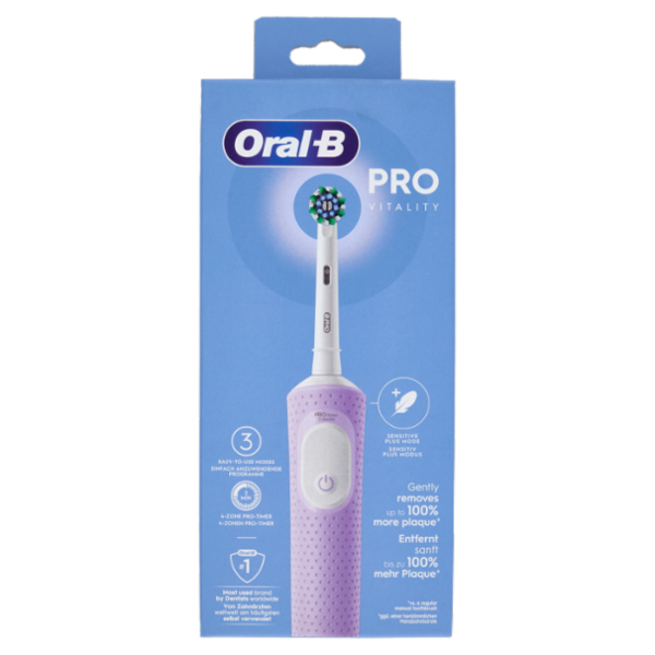 Oral-B Spazzolino Elettrico Denti Ricaricabile Pro Vitality Viola
