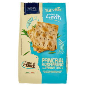 YukyBio Senza Lieviti Pancrik Rosmarino Con Farina Tipo 2 200 g