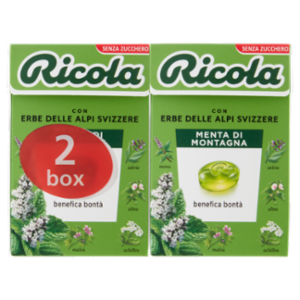 Ricola Menta Di Montagna 2 x 50 g