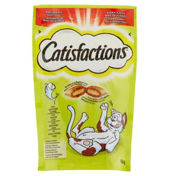 Catisfactions Snack Gatto con Favoloso Tonno 60 g