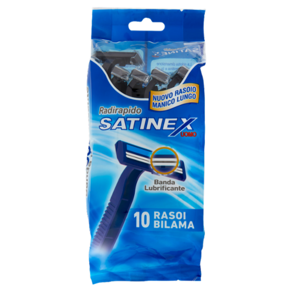 Satinex Uomo Radirapido Rasoi Bilama 10 pz