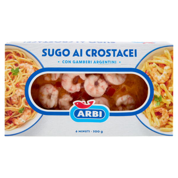 Arbi Sugo ai Crostacei con Gamberi Argentini 300 g