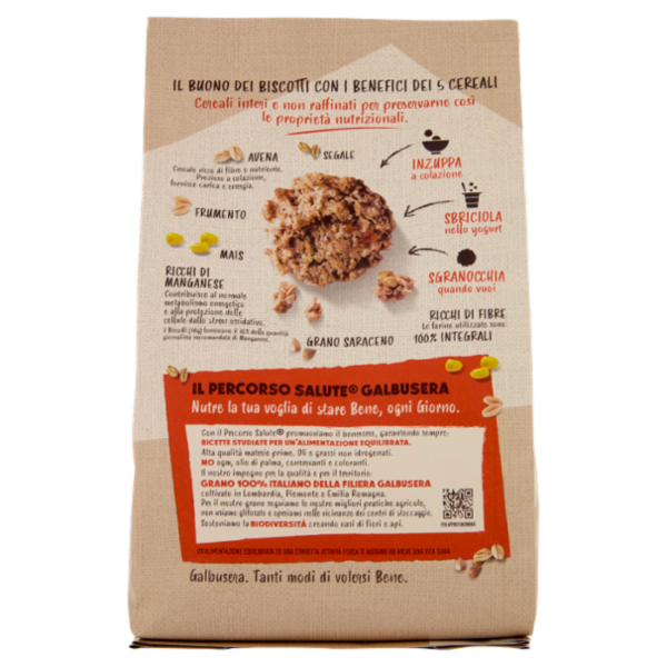 Galbusera Cereali G Granola e Frolla con Albicocca, Arance e Mandorle 300 g