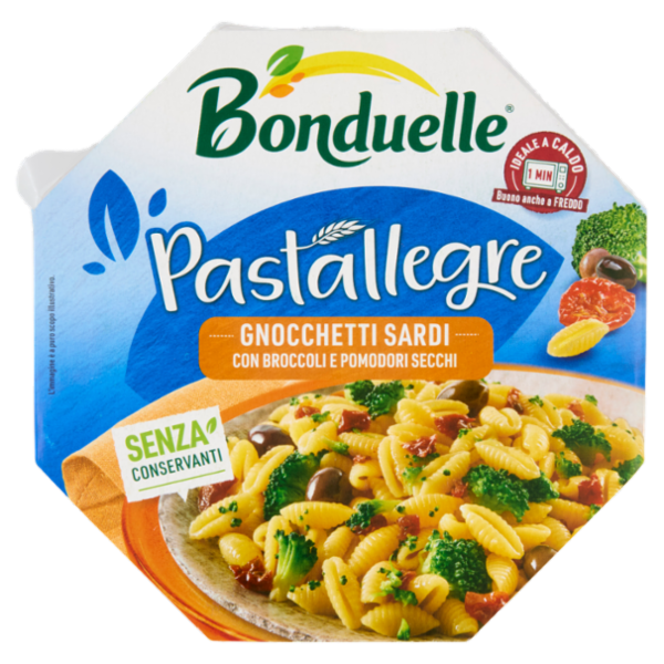 Bonduelle Pastallegre Gnocchetti Sardi con Broccoli e Pomodori Secchi 200 g