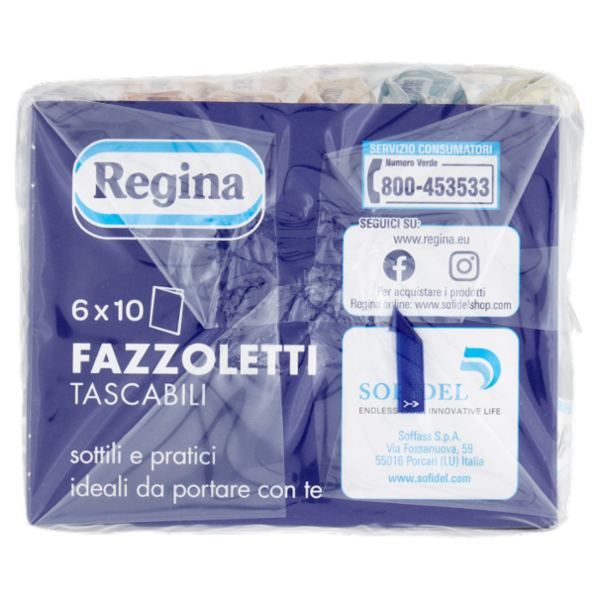 Regina Fazzoletti Tascabili 6 pacchetti