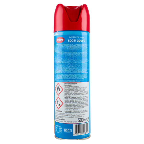 Selex Insetticida Spray Spazi Aperti 500 ml