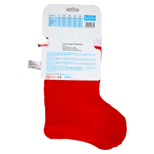 Kinder HappyCalza Gigante Minecraft 9 pezzi 296 g